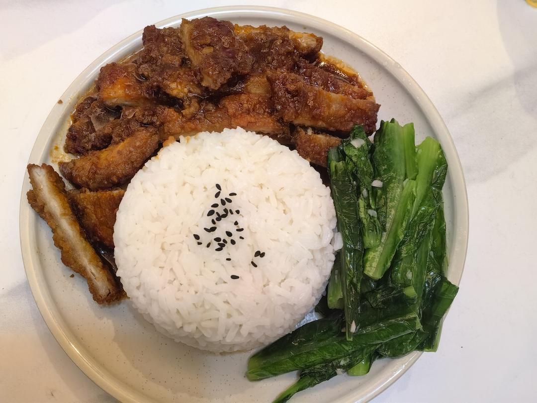照烧鸡腿饭