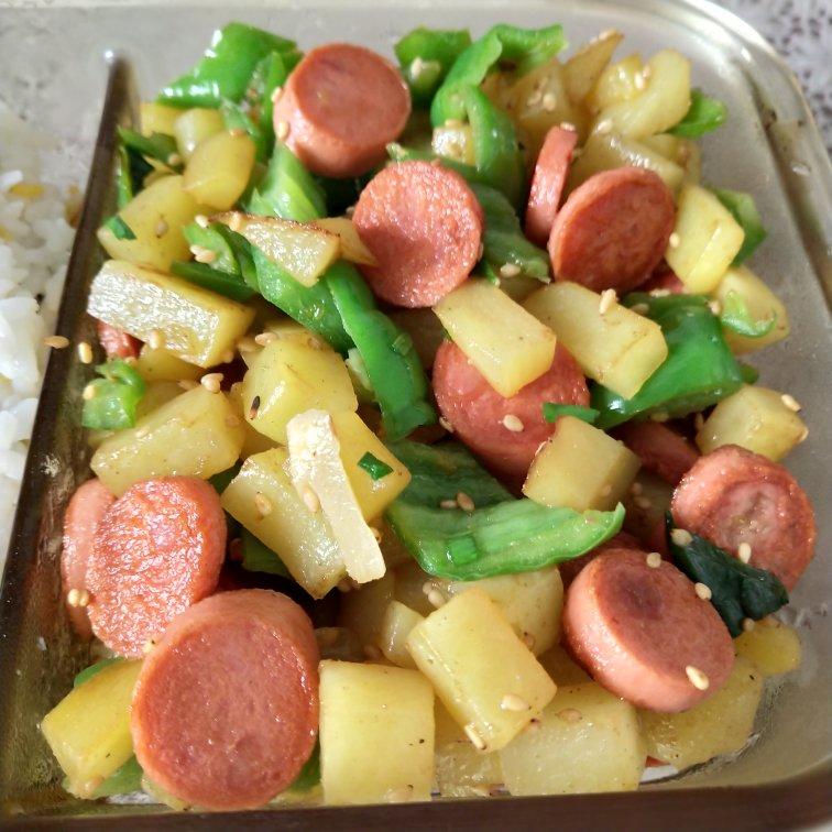 土豆火腿丁