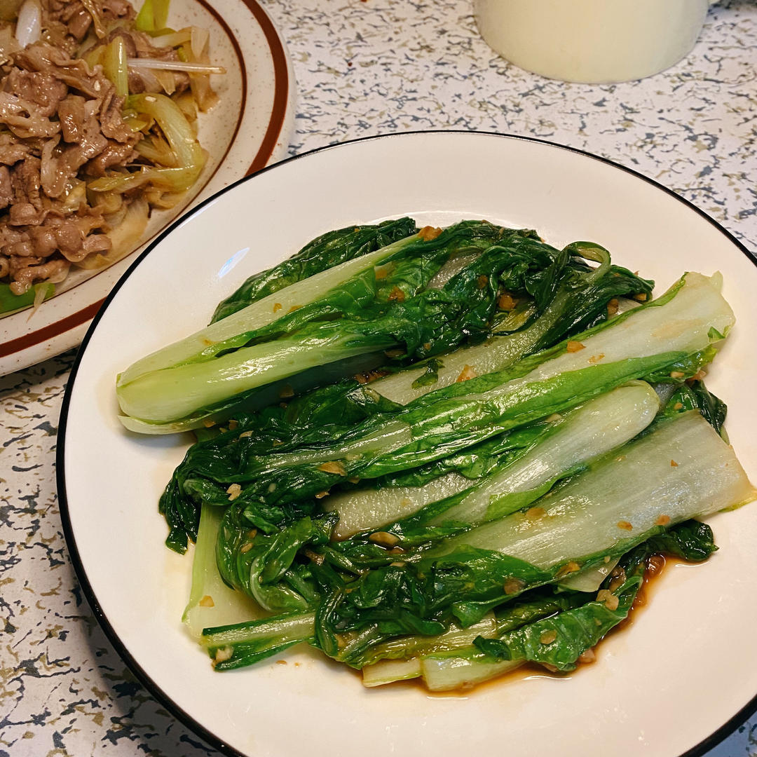 蒜蓉炒奶白菜