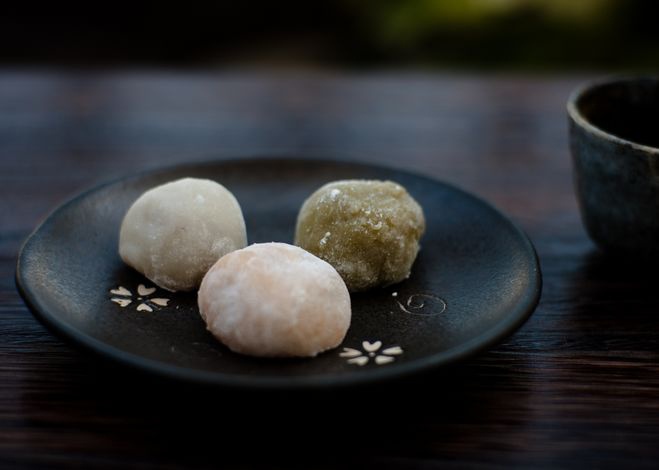 抹茶红豆大福