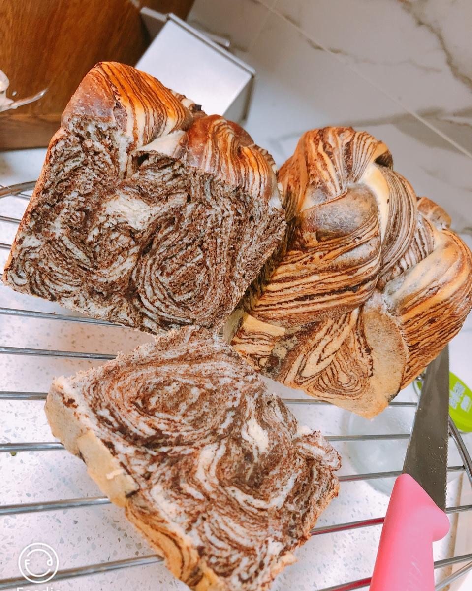 巧克力大理石吐司