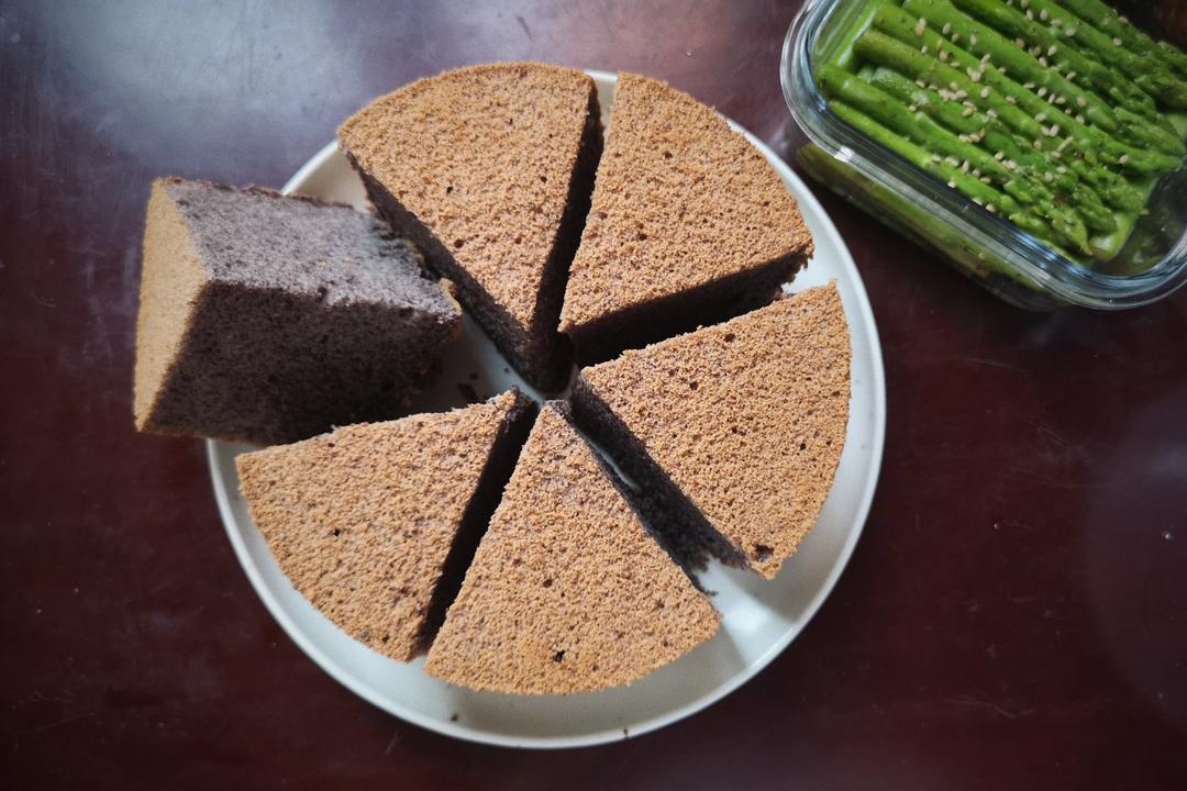 超好吃的紫米戚风