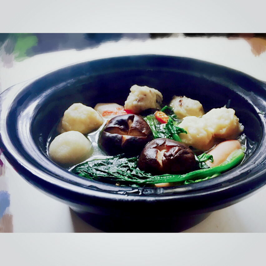 菠菜鱼丸 犹如初恋