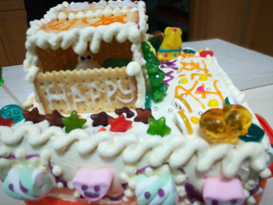 积雪树桩圣诞蛋糕