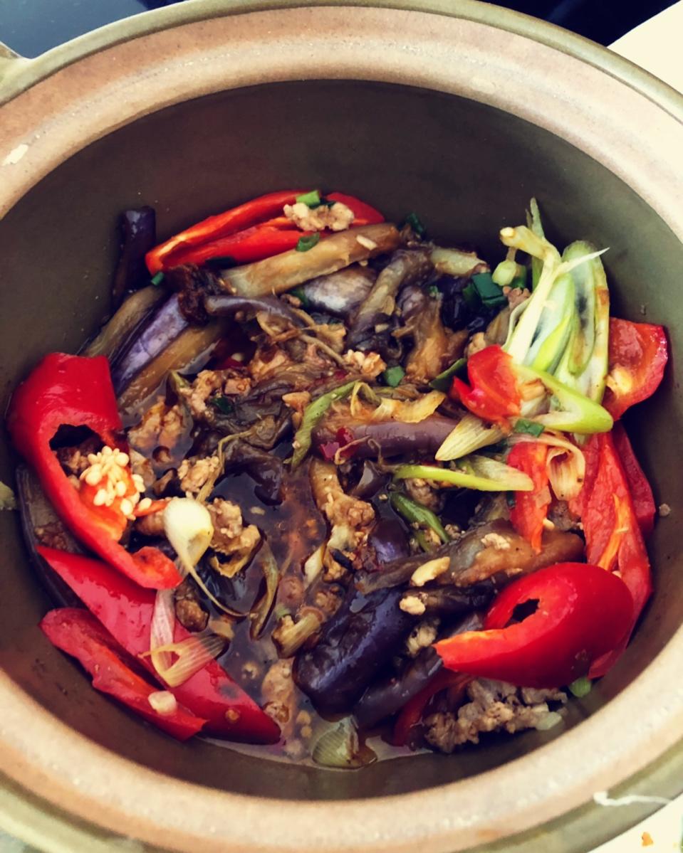 肉末茄子煲