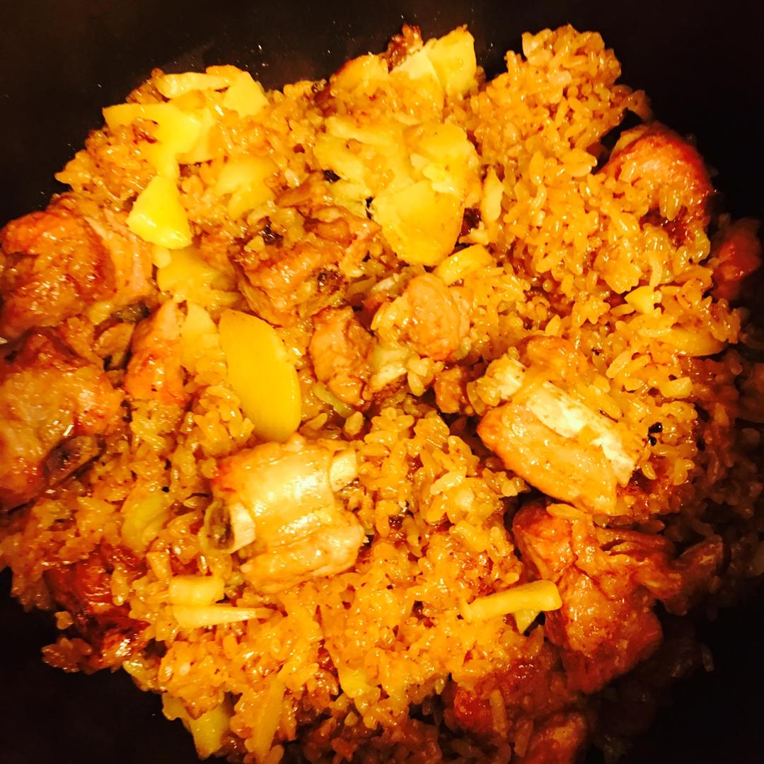 电压力锅糯米蒸排骨