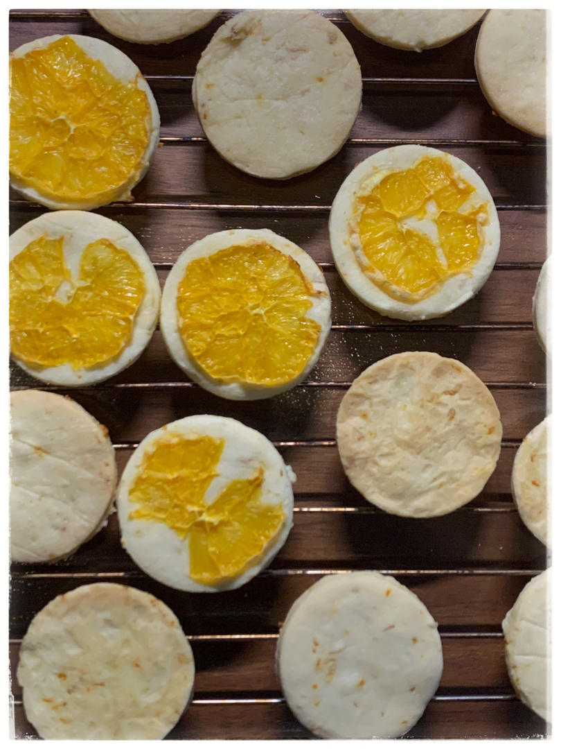 酥到掉渣|果香浓郁的香橙曲奇，好吃到爆