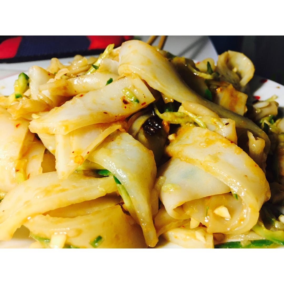 阿斯巴甜_做的自制澄面凉皮