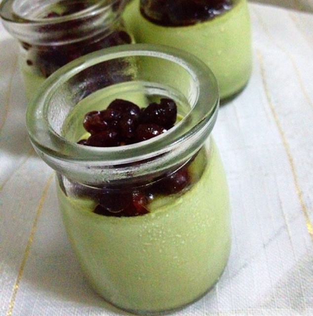 frances_m做的抹茶布丁