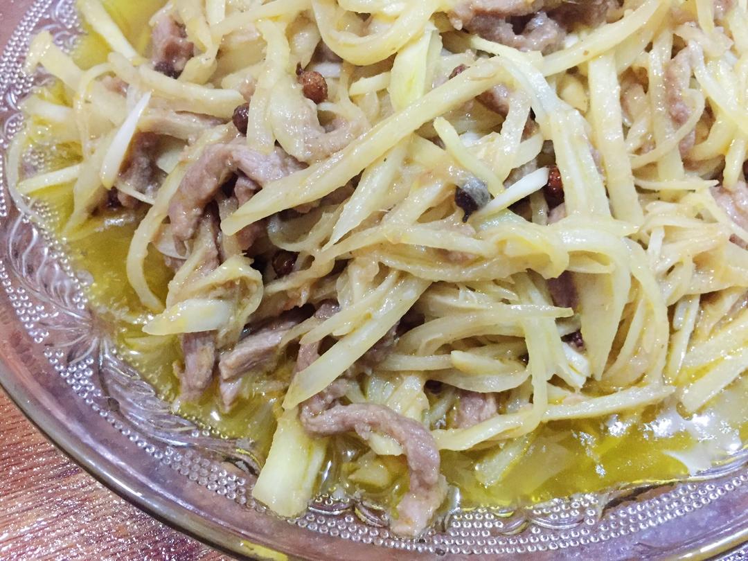 仔姜牛肉丝的做法