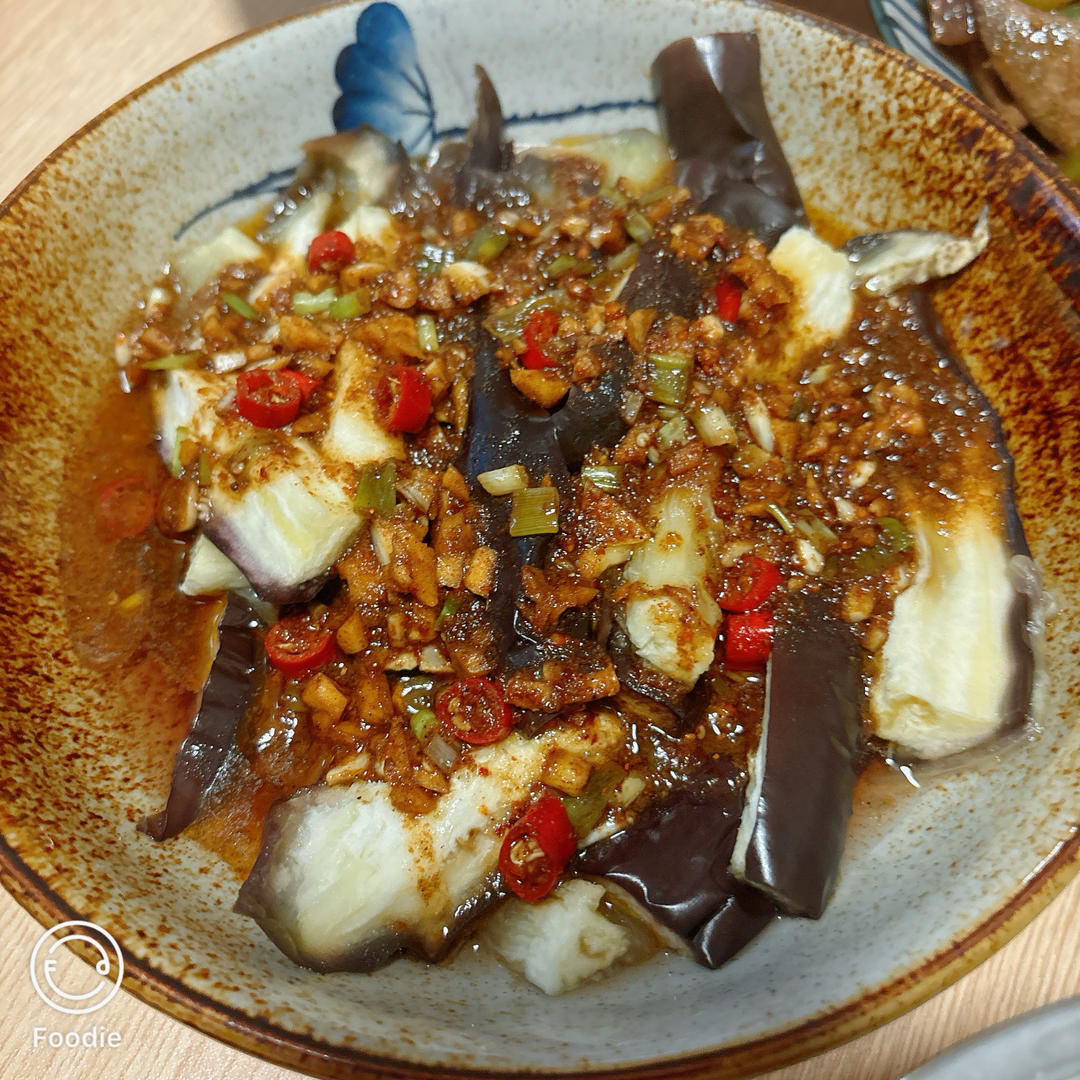 蒜泥茄子（蒸）