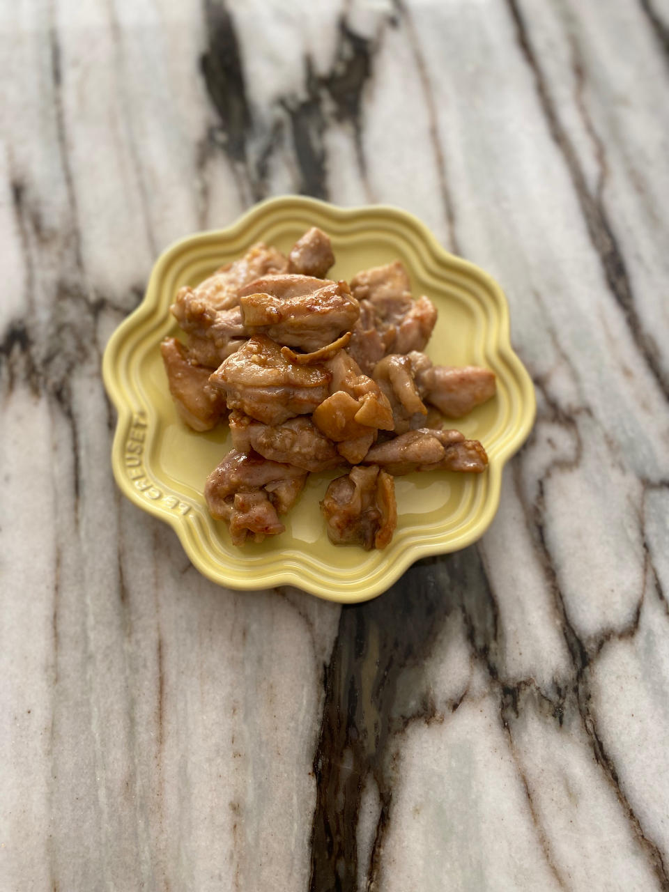 蒜香煎鸡腿肉