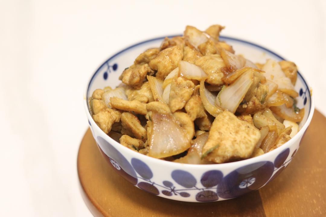 鸡胸肉炒洋葱