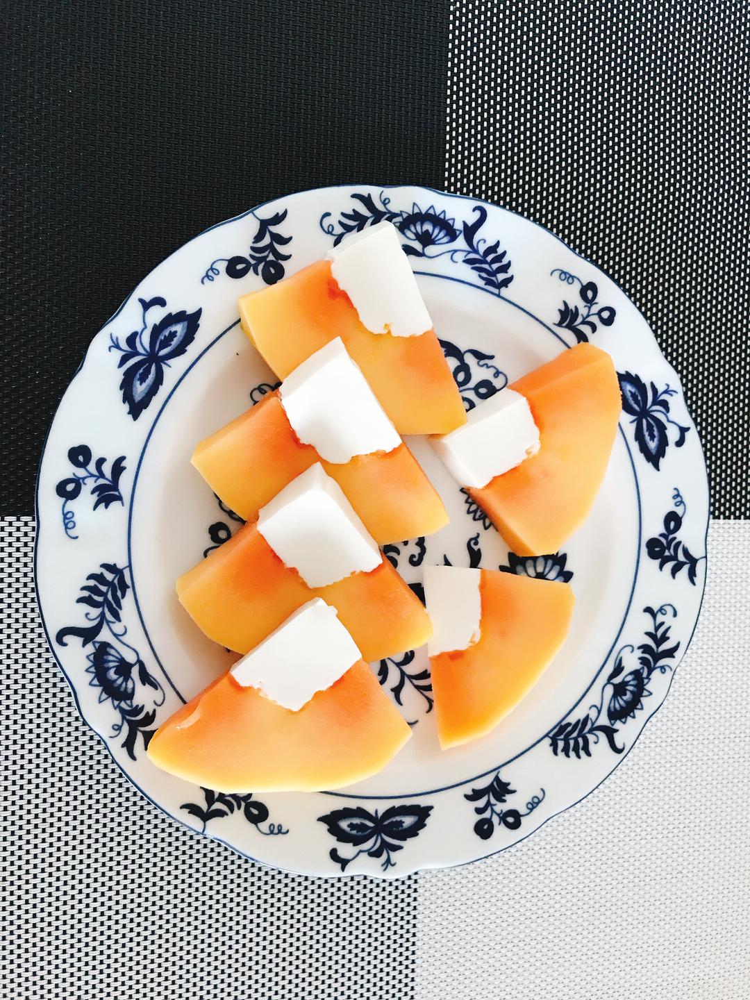 木瓜椰奶冻的做法