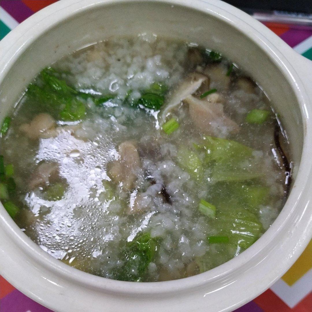 香菇鸡肉粥
