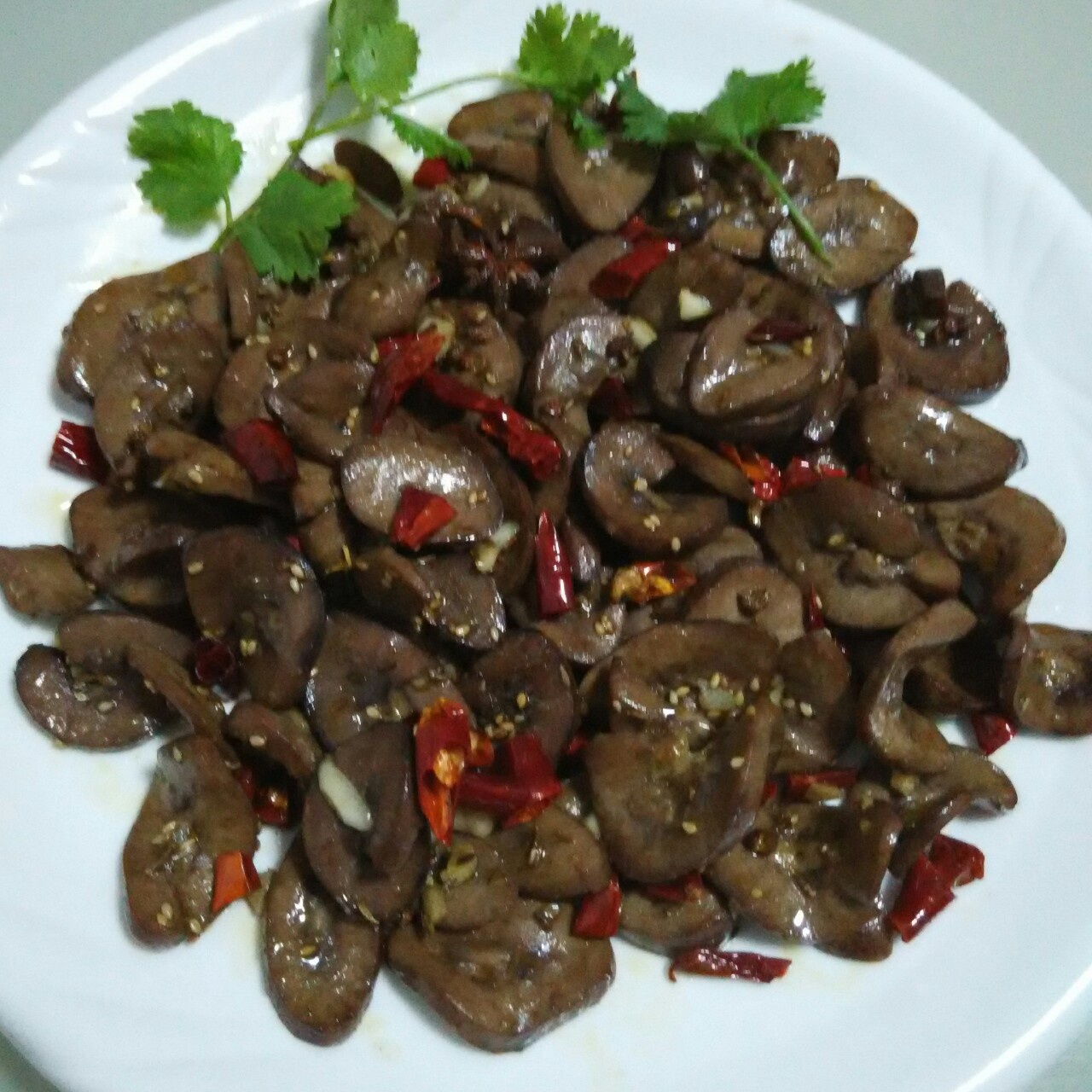 伟哥211314做的炒牛腰子