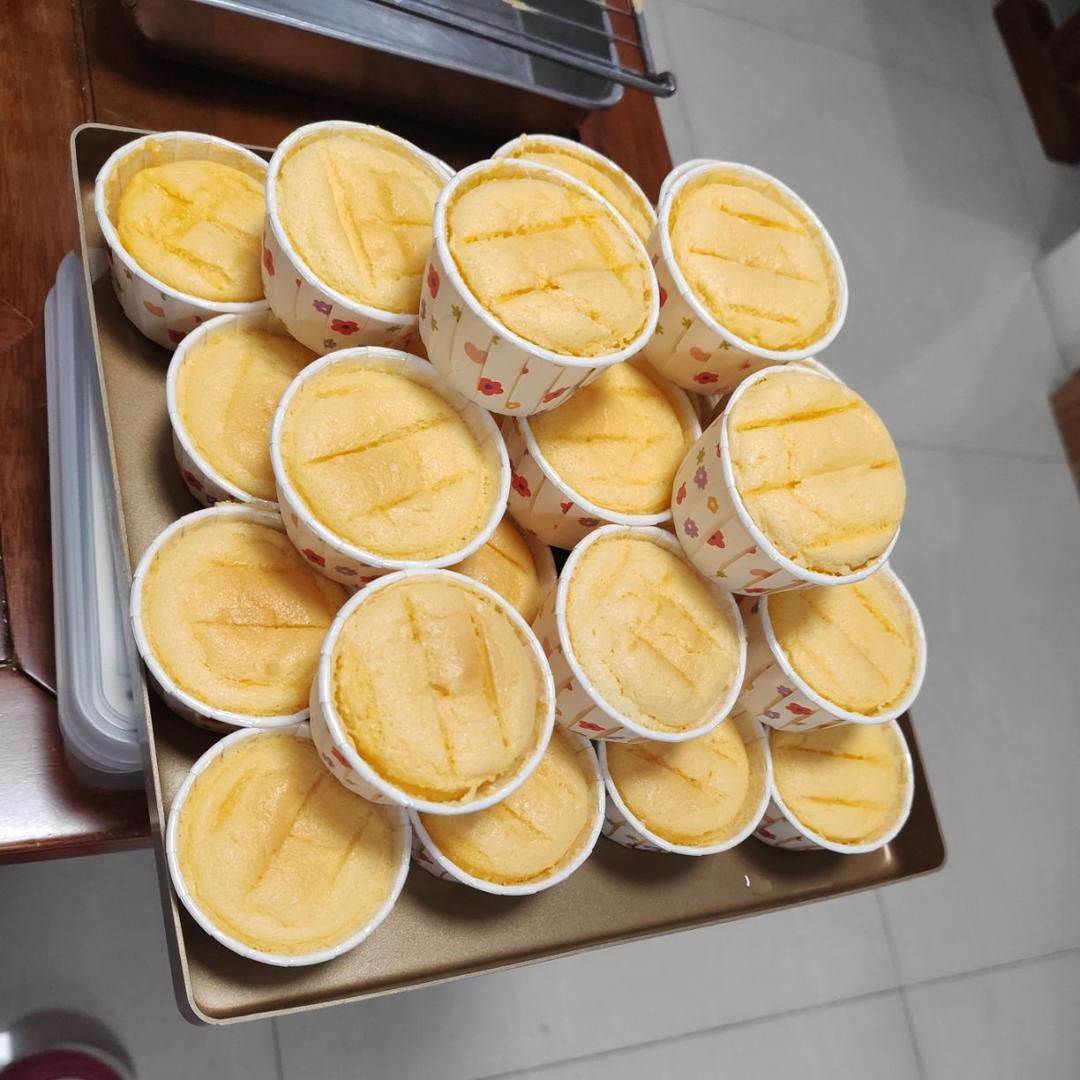抹茶古早杯子蛋糕（不開裂不萎縮）