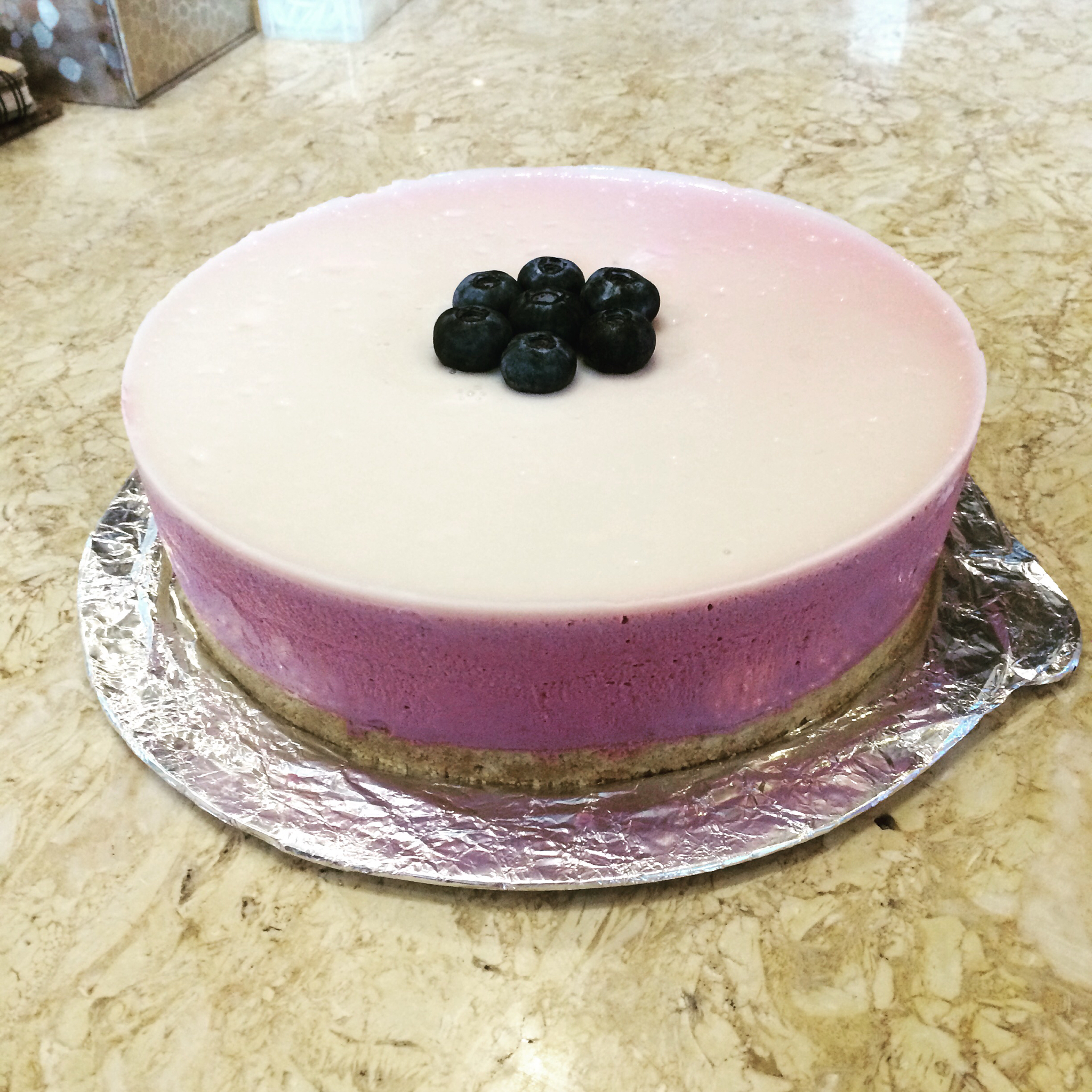 《Tinrry下午茶》教你做蓝莓益力多慕斯