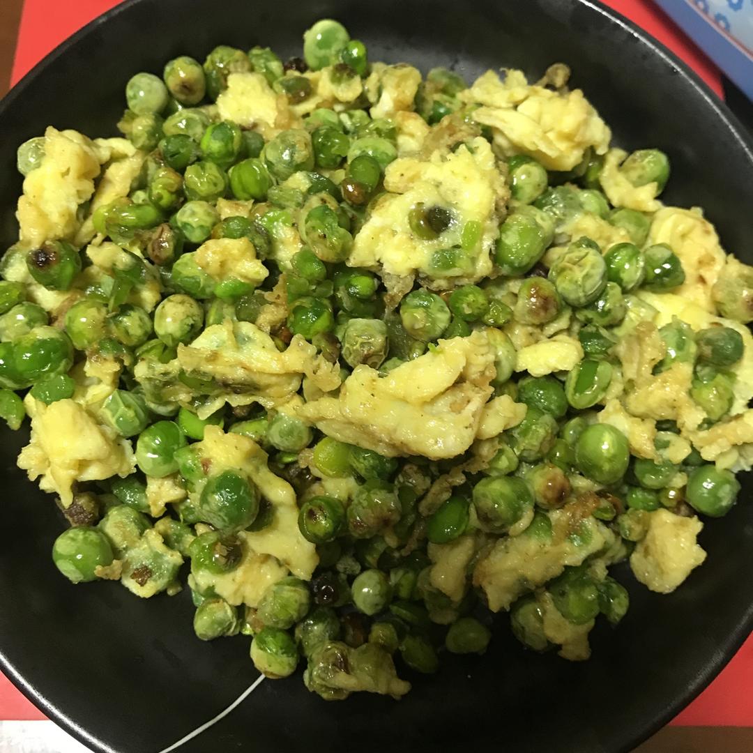 鸡蛋炒豌豆