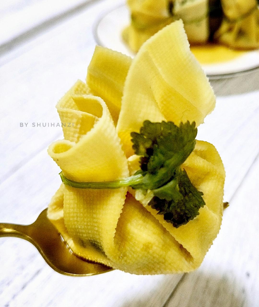 豆皮福袋的做法