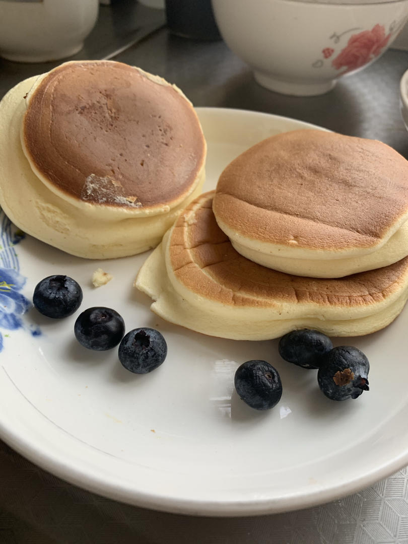 平底锅做的舒芙蕾松饼