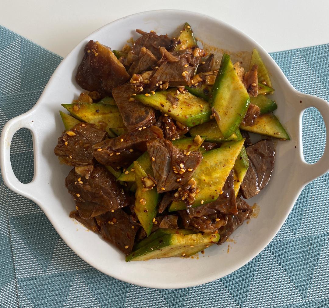 凉拌牛肉的做法
