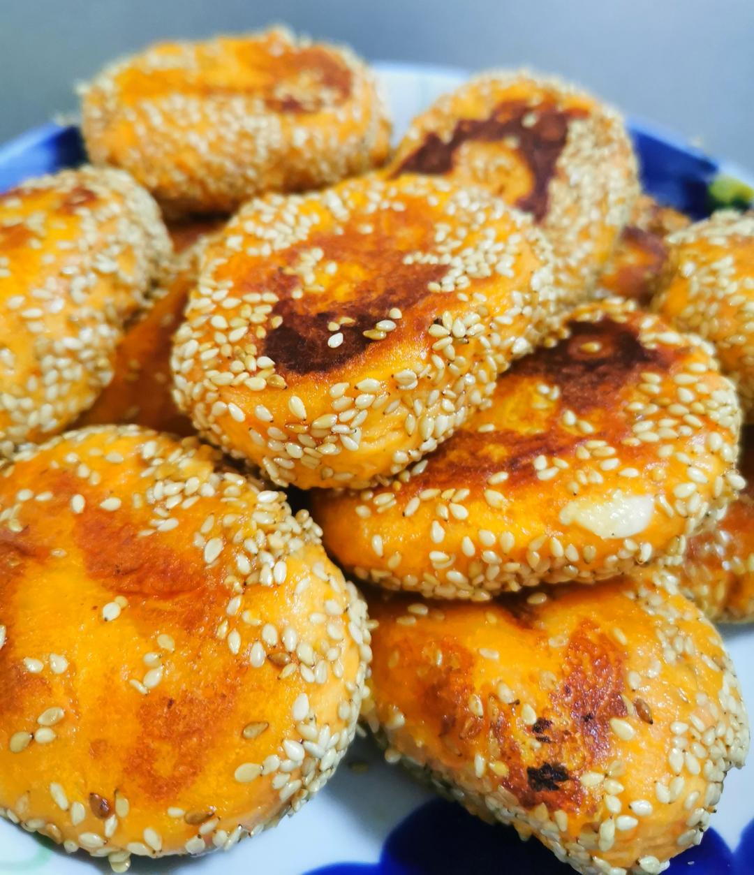 芝士流心红薯饼【宝宝辅食】