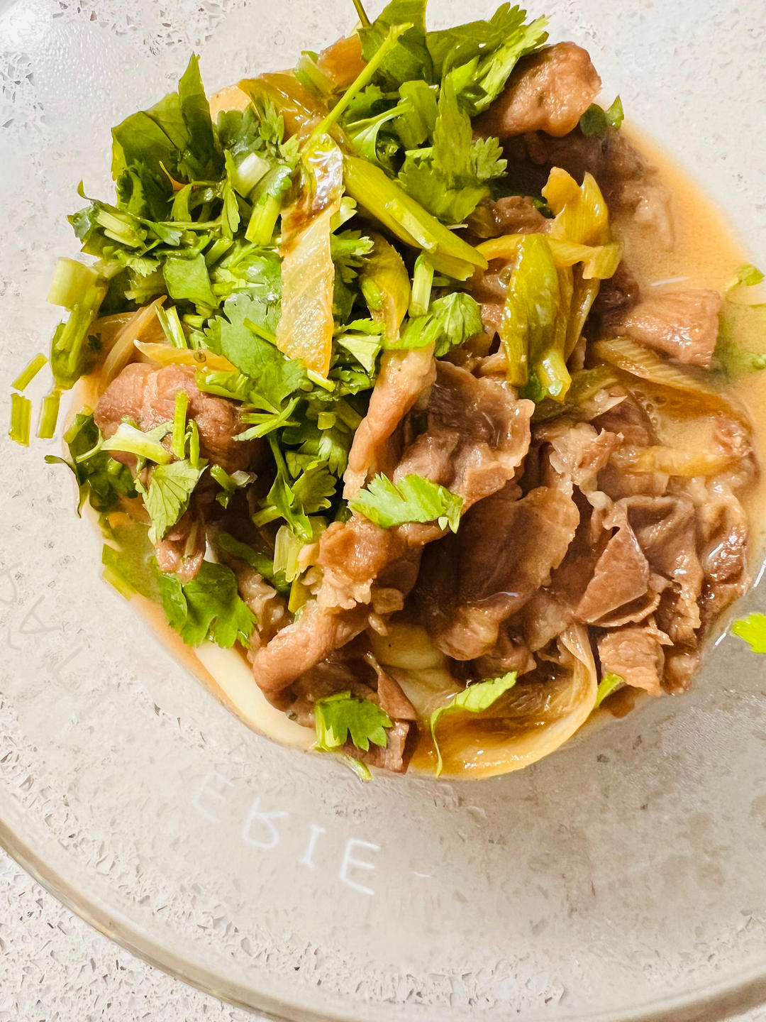 羊肉汆面的做法