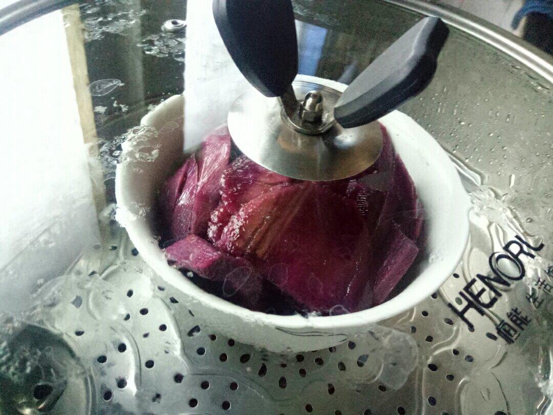蒸紫薯