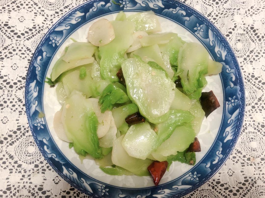 清炒儿菜（清香翠绿超好吃）