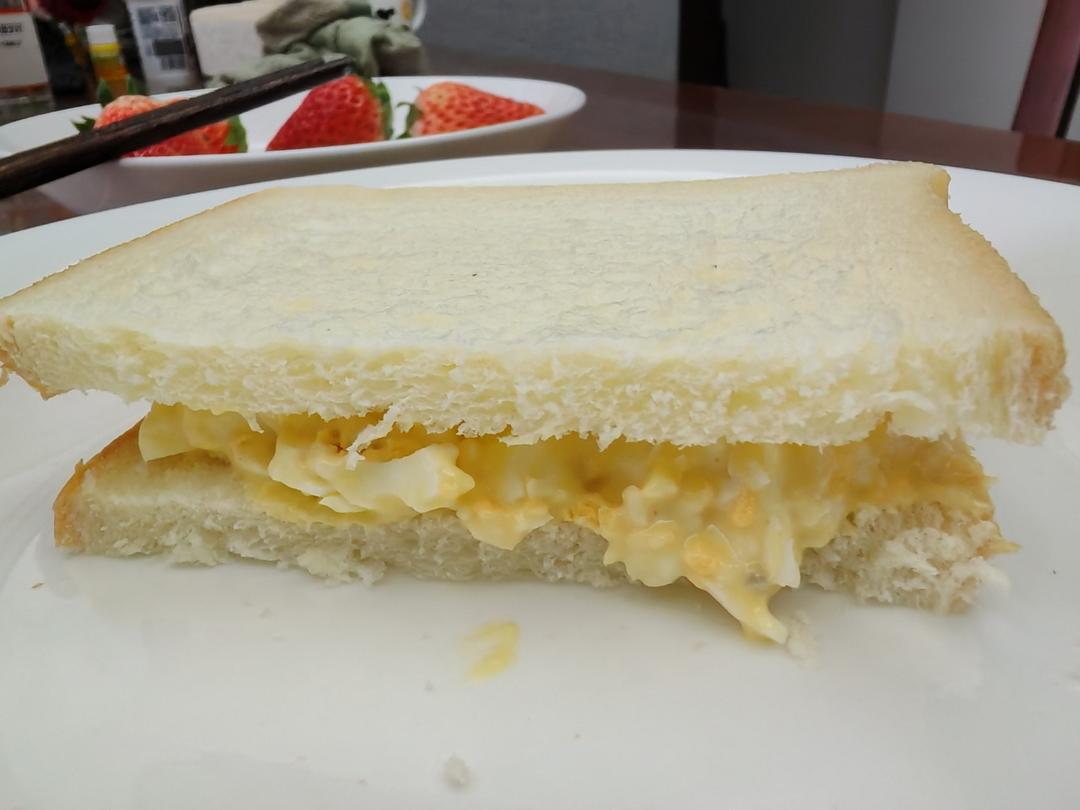 好吃到哭！便利店同款❗️蛋黄酱三明治