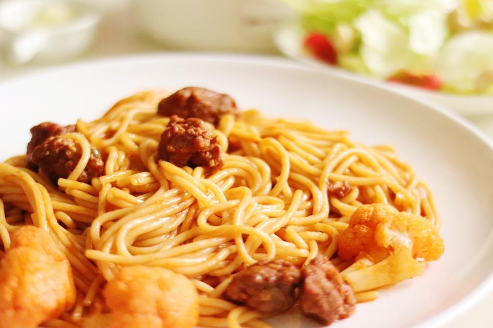 肉丸意面🍝的做法