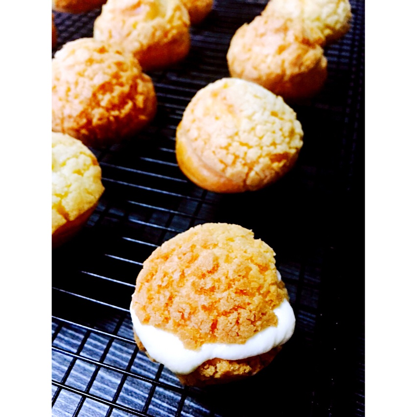 十分美味的酥皮泡芙