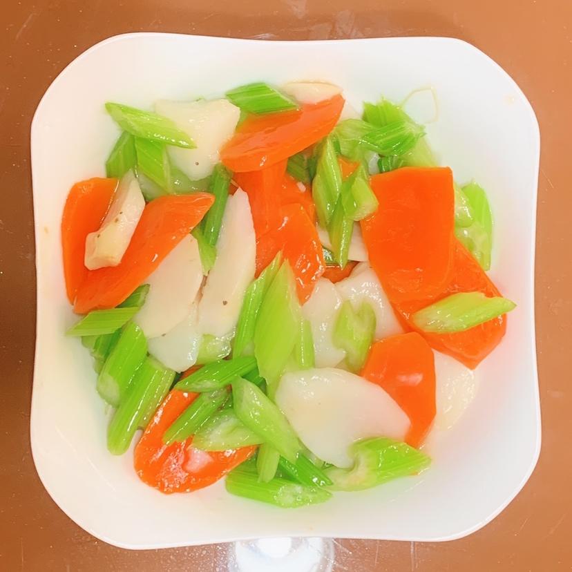 西芹炒山药