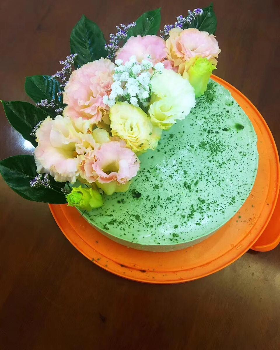 抹茶冻芝士蛋糕
