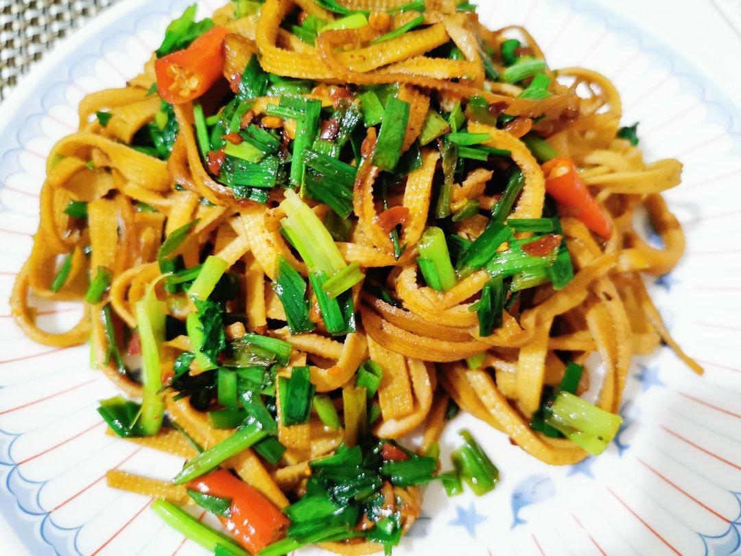 不炸不炒不凉拌的豆腐皮