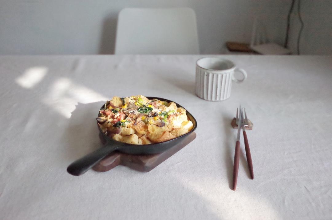 剩菜料理之光frittata 【北鼎烤箱食谱】