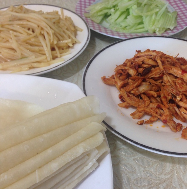 荷叶饼，水单饼