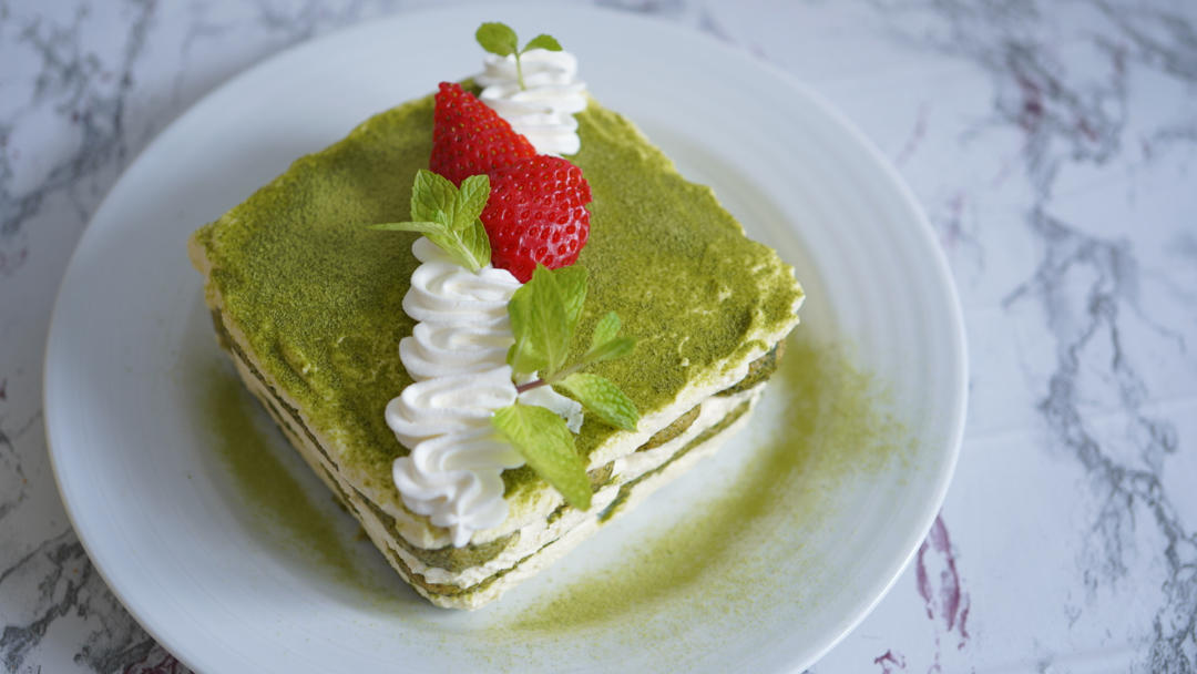 抹茶提拉米苏  无吉利丁 简单快手 超浓郁不腻