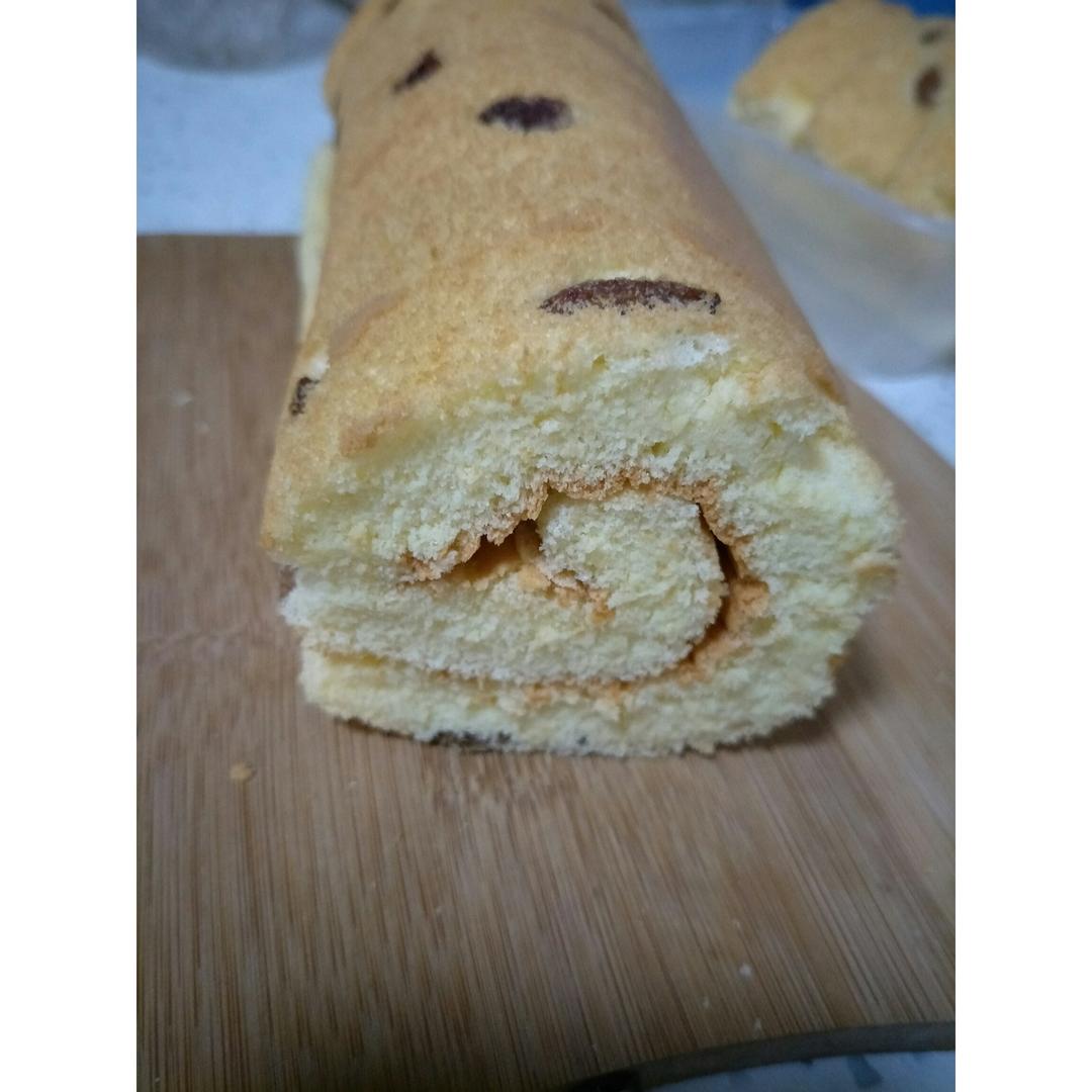 葡萄干蛋糕卷