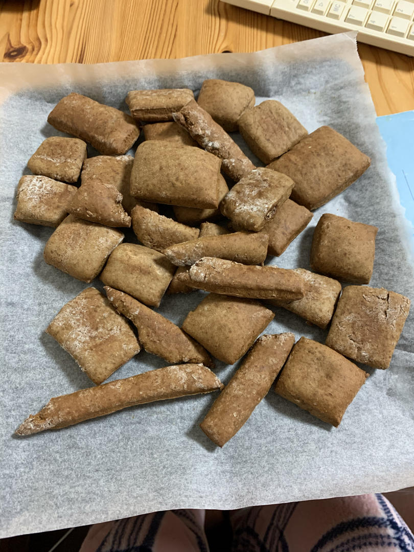 抹茶蛋白粉蔓越莓苏打饼（代糖）