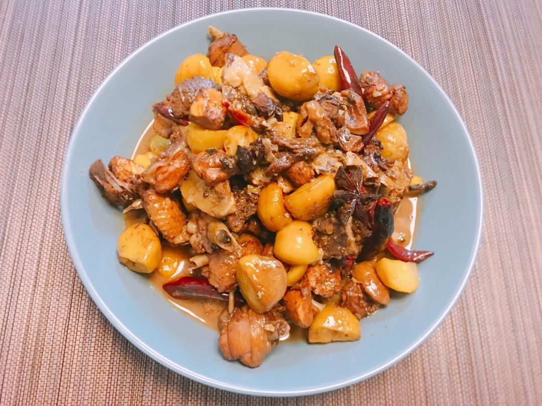 【栗子烧鸡】鸡肉都给你吃，栗子归我~