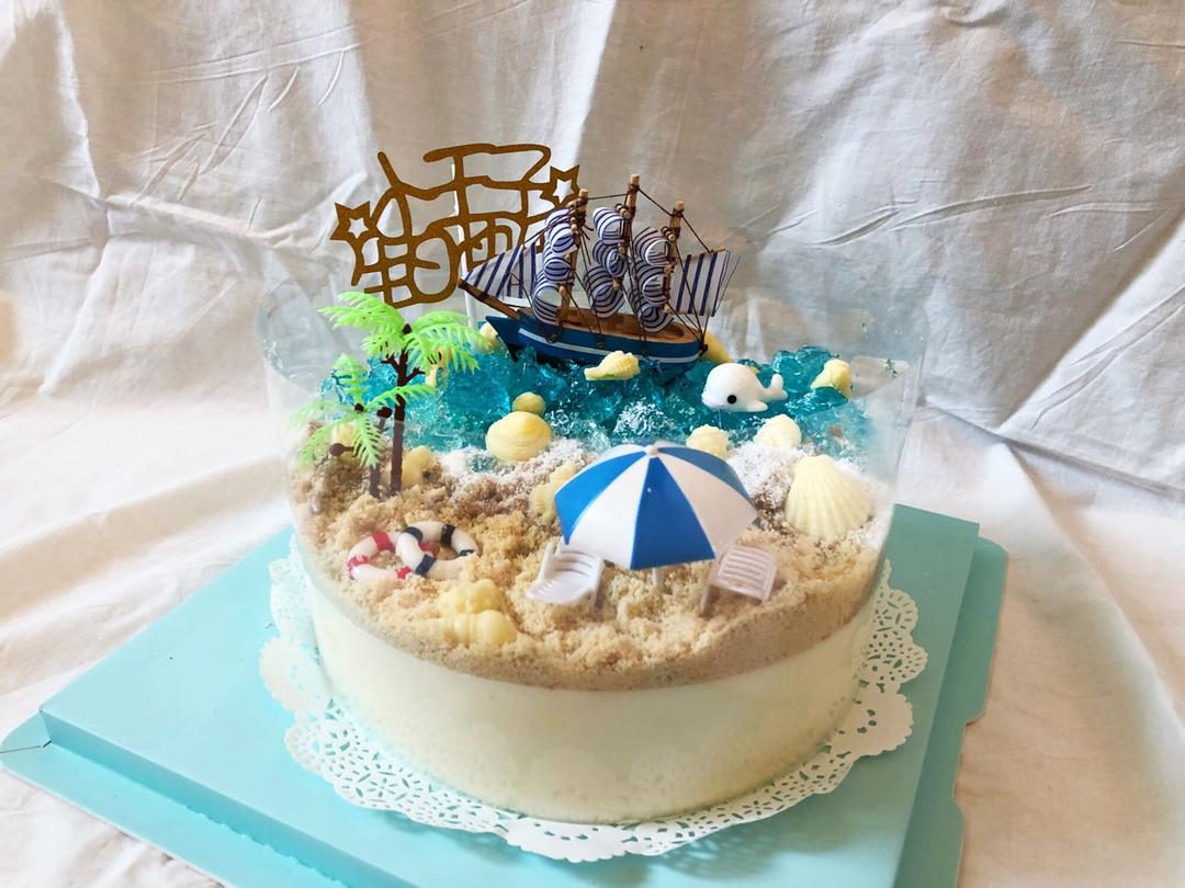 海洋酸奶慕斯蛋糕