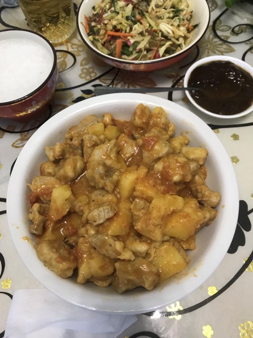 菠萝咕噜肉