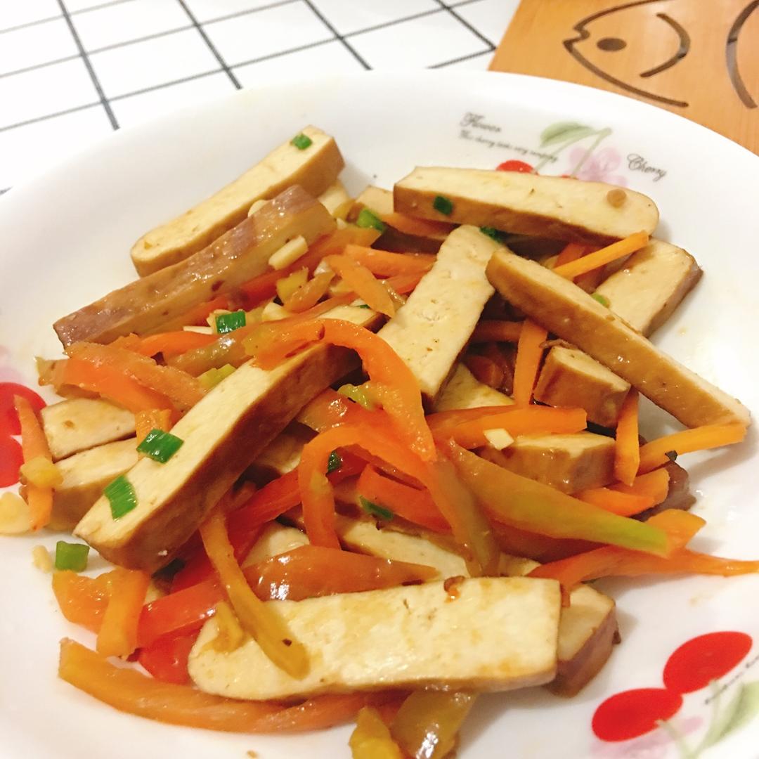 青椒豆腐干