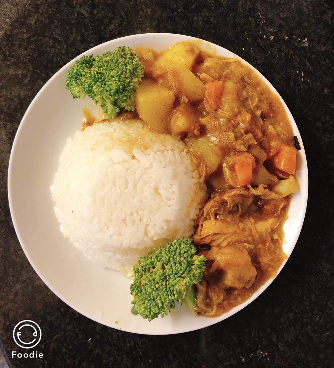 咖喱鸡肉饭