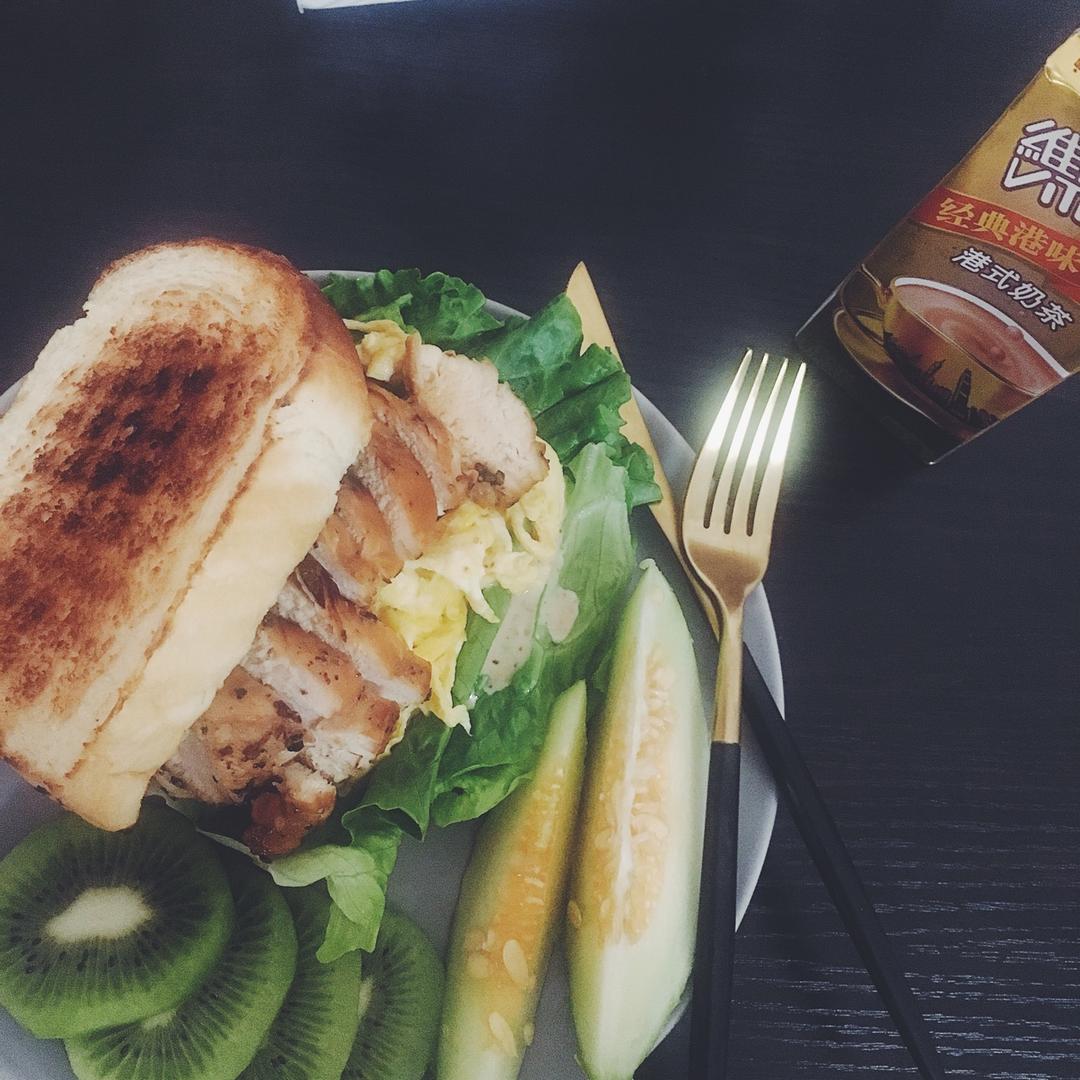 酷炫屌炸天好吃的煎鸡胸肉（香蒜蜂蜜煎鸡胸肉）