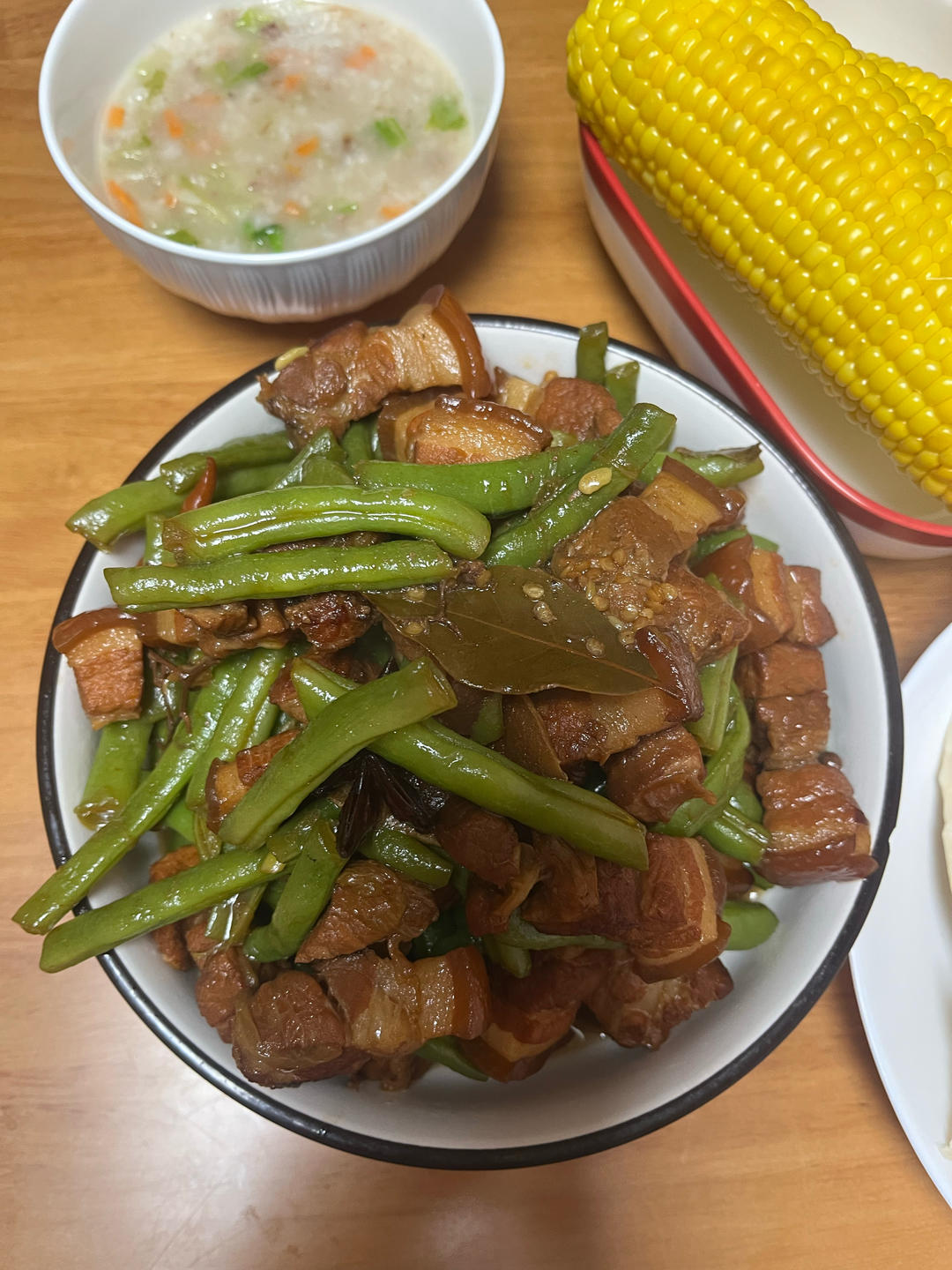 红烧肉炖豆角（绝对下饭）