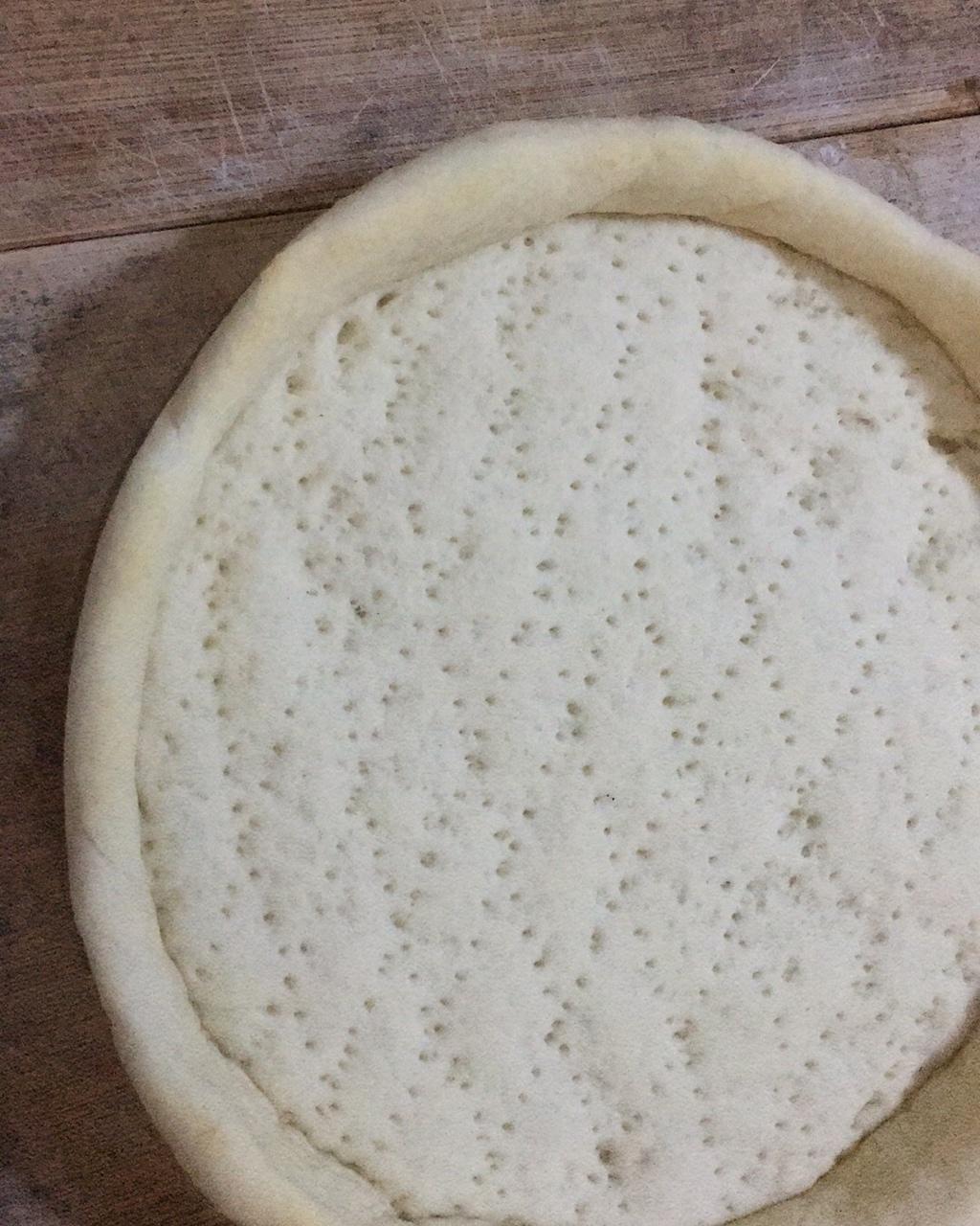 八寸披萨饼皮（四个）制作