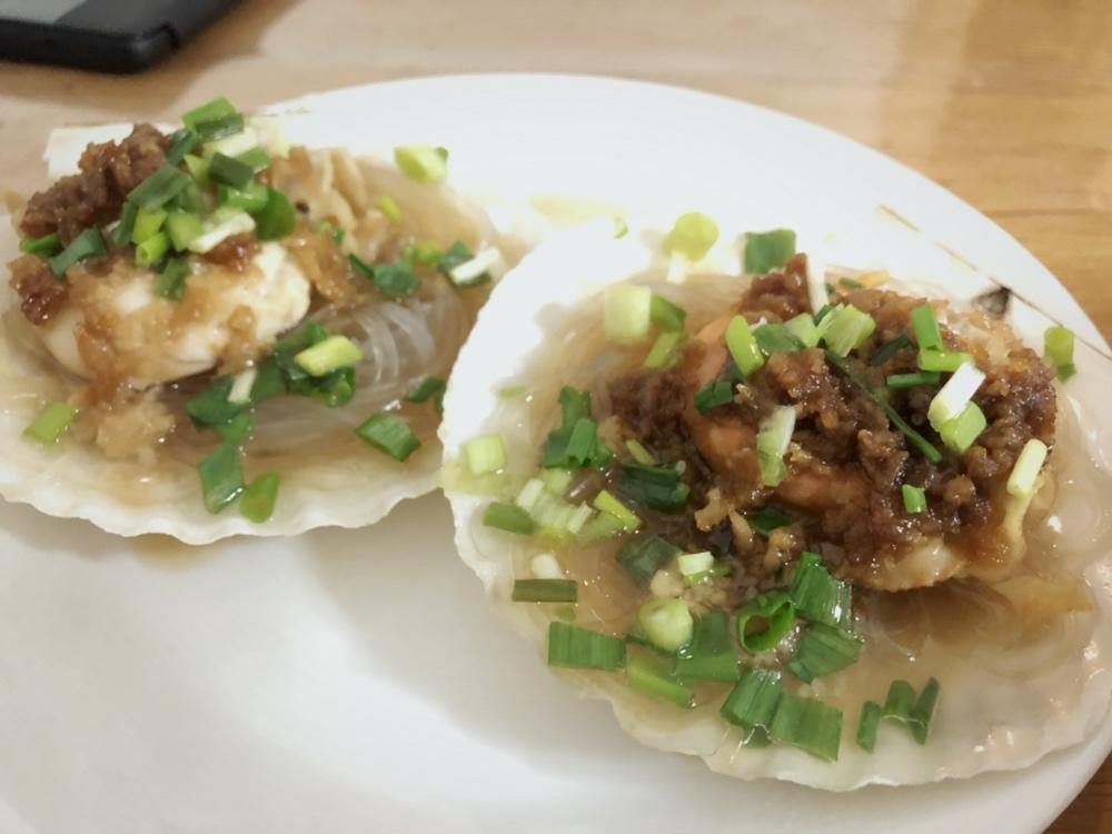 蒜蓉粉丝蒸扇贝